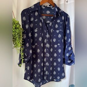 Express Womens Dress Shirt size medium